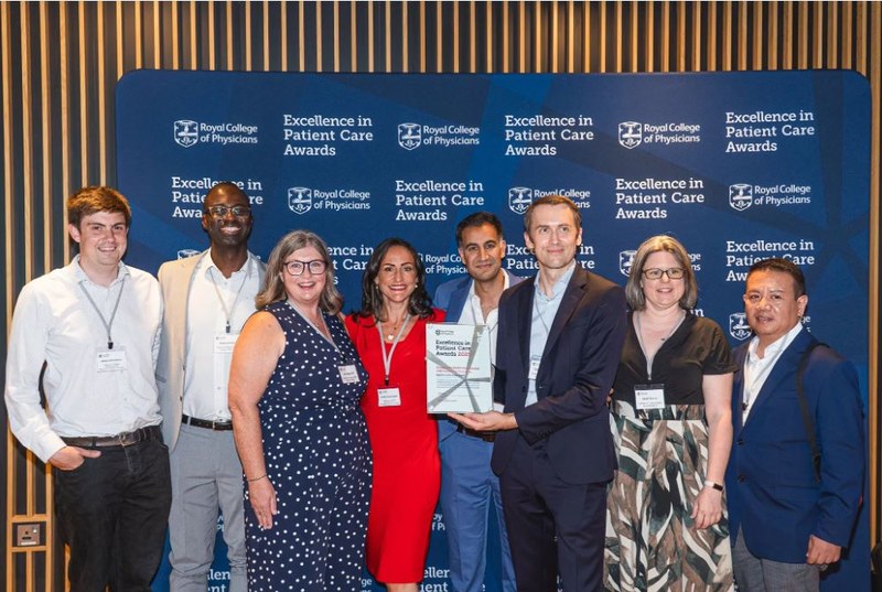 Cardiac virtual ward team win national patient care award