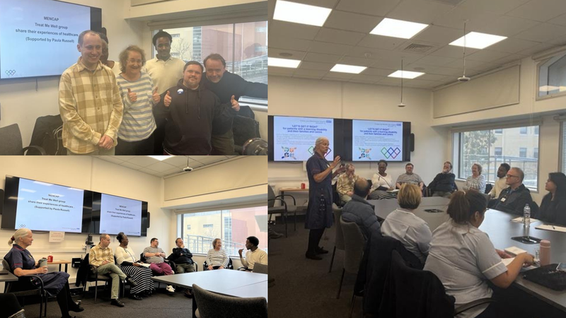 Mencap Richmond join learning disability nurses training at West Mid