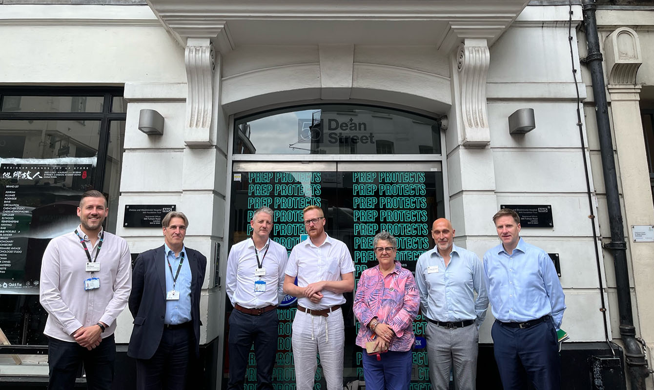 MPs visit our sexual health clinics leading on HIV and mpox care