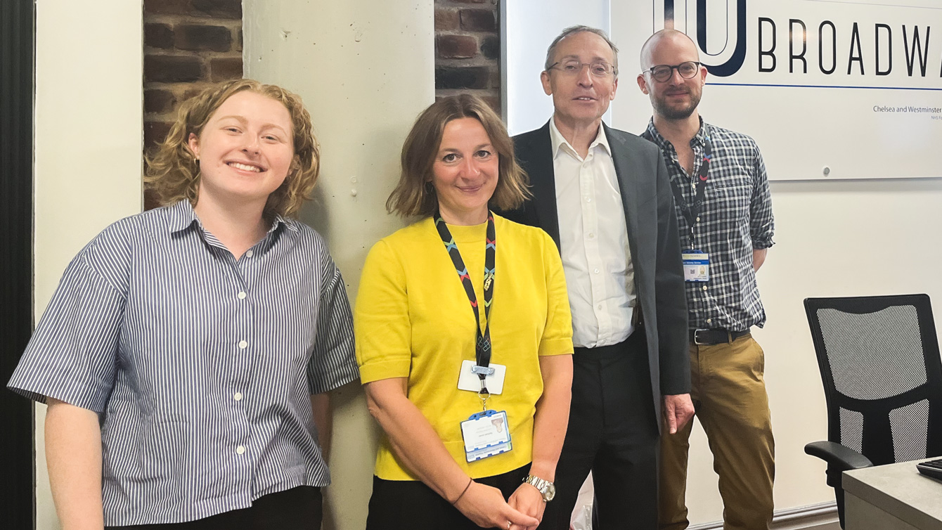 Labour MP Andy Slaughter visits 10 Hammersmith Broadway