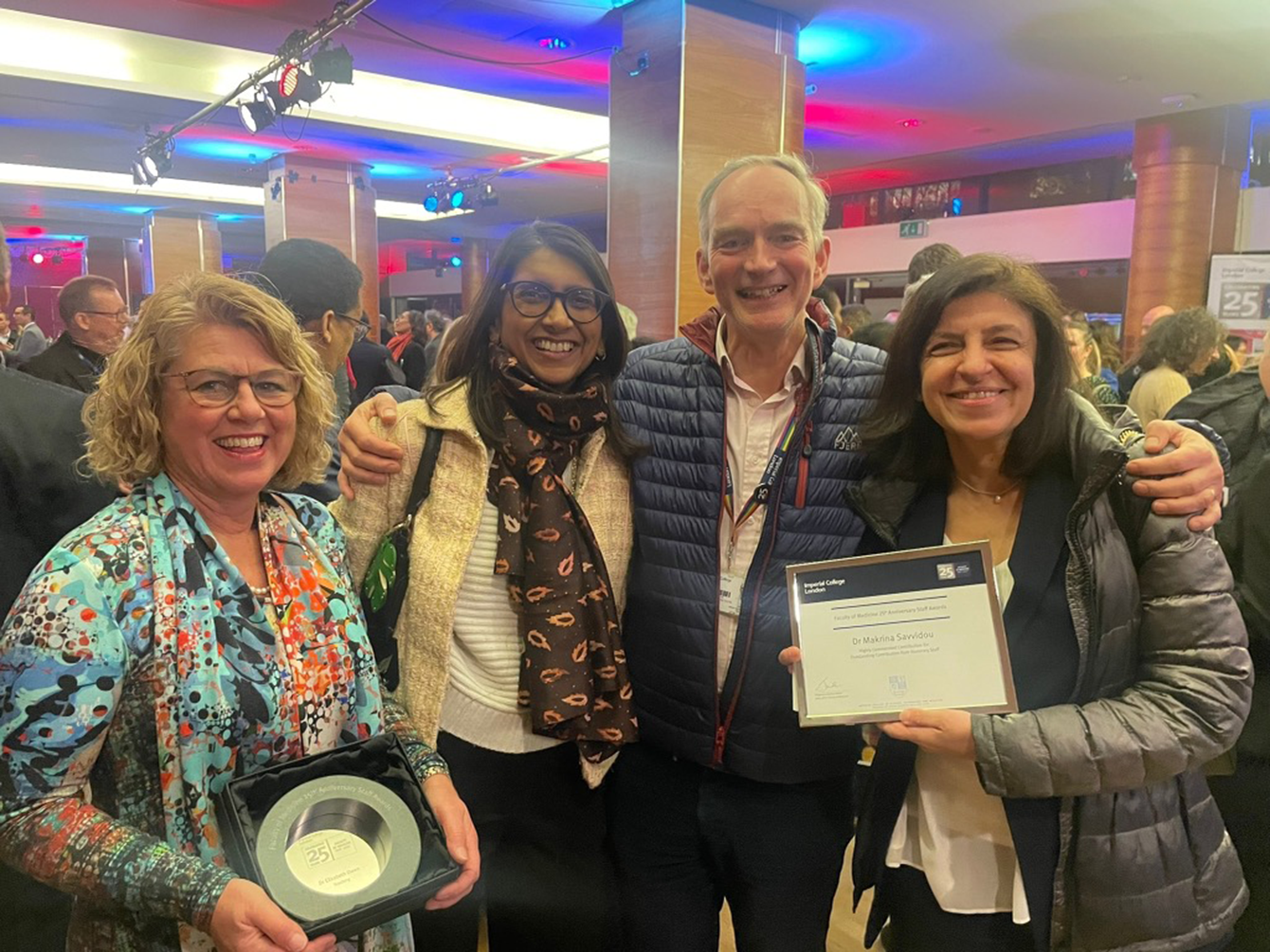 Trust staff recognised at Imperial College Faculty of Medicine Awards