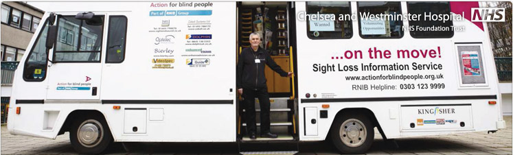 Mobile Sight Loss Information Service visits Kensington Town Hall