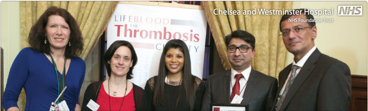 National award for thrombosis team
