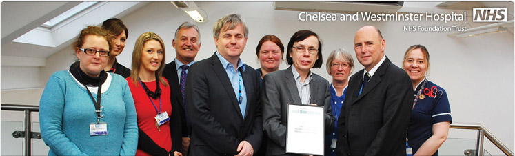 Chelsea and Westminster Hospital wins highly commended award for improved weekend readmission rates
