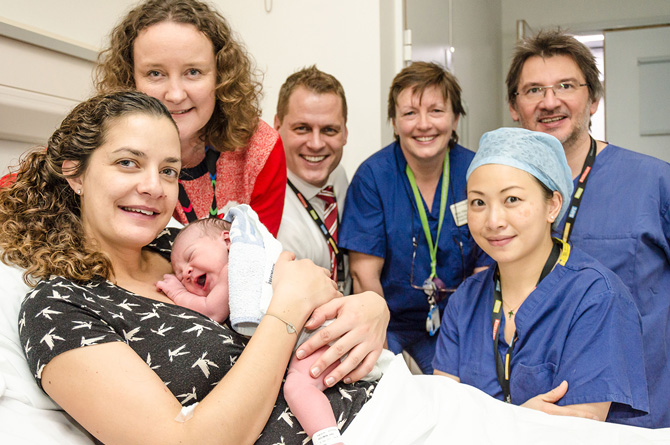 Chelsea and Westminster team to the rescue when mum unexpectedly gives birth in hospital car park