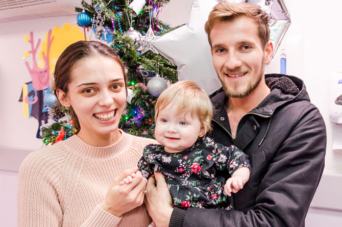 Christmas miracle: baby Mariah makes it home for first Christmas and first birthday
