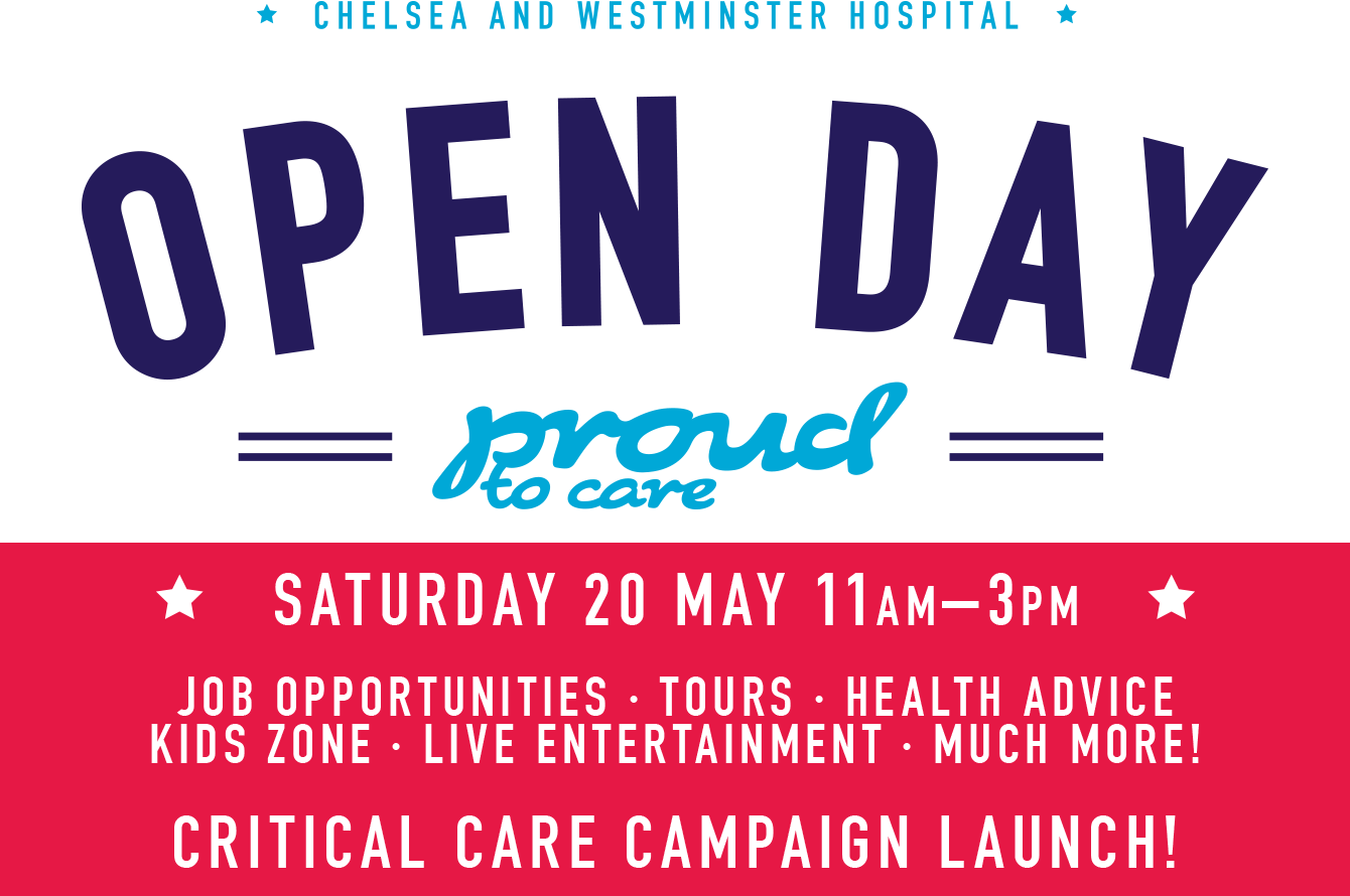 Chelsea and Westminster Hospital Open Day—join us on Saturday 20 May!
