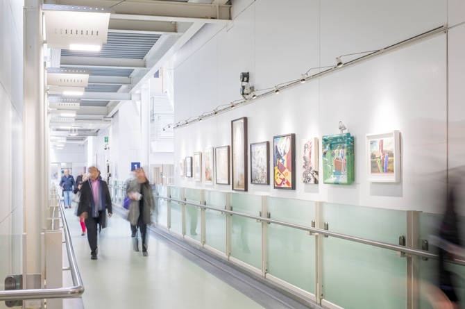 Chelsea Arts Club exhibition at Chelsea and Westminster Hospital