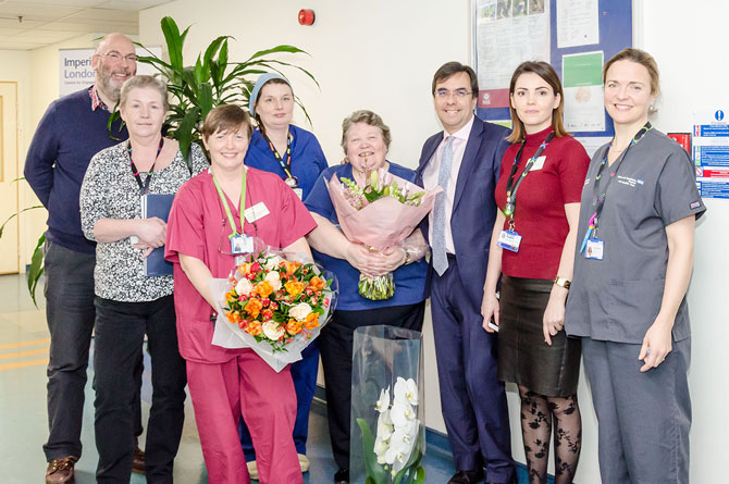 Much loved member of staff retires after 37 years loyal NHS service