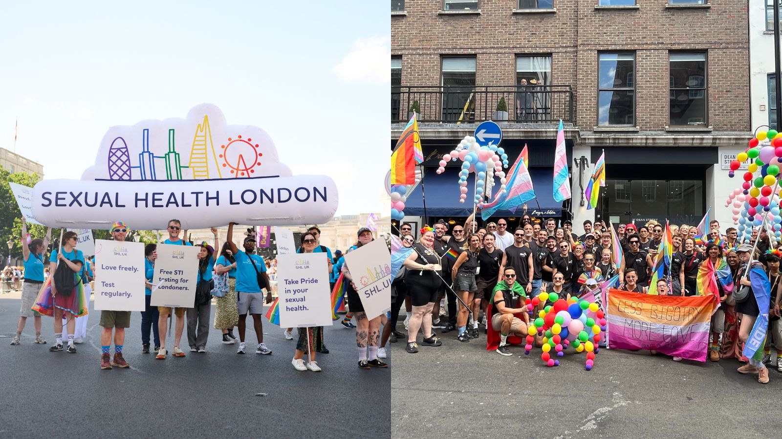 Trust colleagues march in London Pride 2026