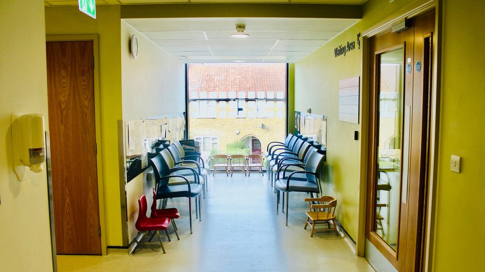 Waiting room of Cheyne Child Development Service (Parkview)